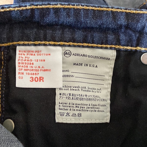 adriano goldschmied crop pant / jean / denim shorts - Picture 5 of 5